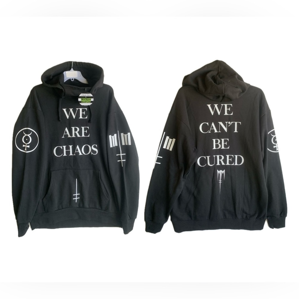 Marilyn Manson Dolls Kill Hoodie "We Are Chaos" Size XS